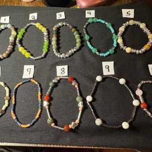 Elegant Multicolor Beaded Bracelet Set